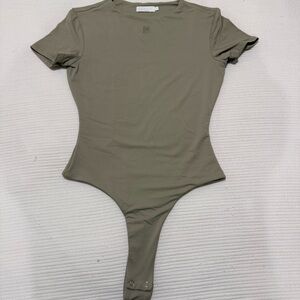 Meshki Olive Green Bodysuit